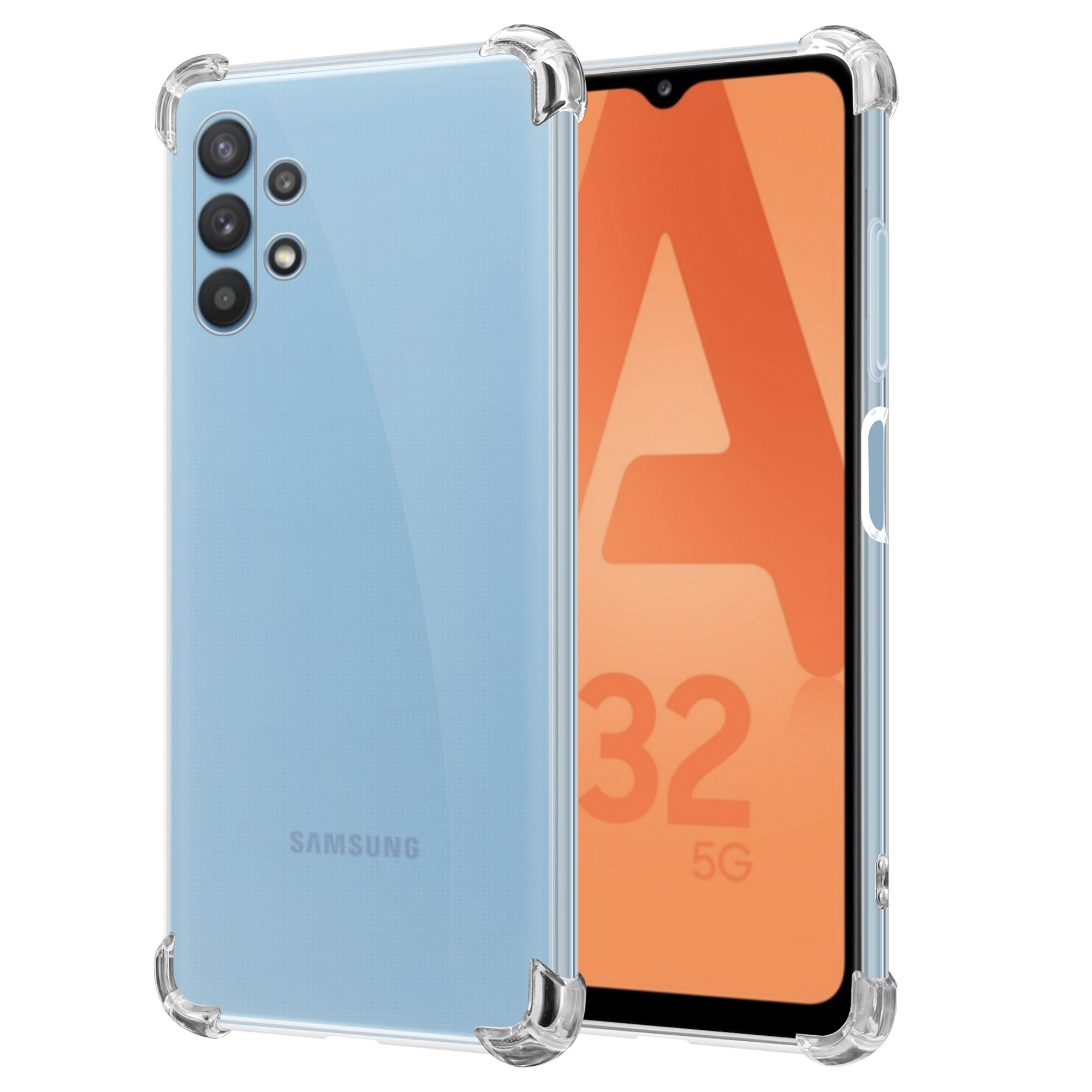 Pour Samsung Galaxy A15 4G Modèle de Boîtier Impression du Verre en Verre  Trempé - Chat Bleu
