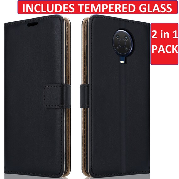 Wallet Leather Case for Nokia G10 Flip Cover Glass Screen