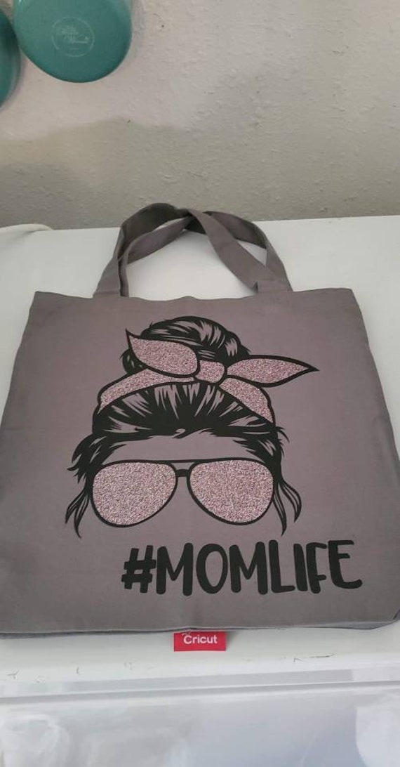 Personalized tote bag Mom life Etsy