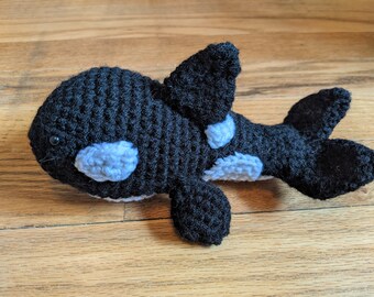 Orca Killer Whale Amigurumi Stuffed Animal Toy