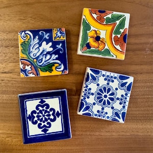 Talavera Tile Magnets: Spanish Style Home Decor, Mexican Hacienda