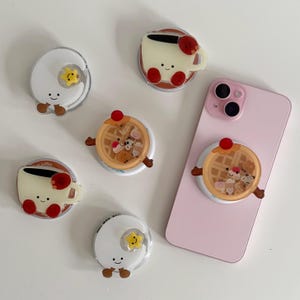 Cartoon phone grip | jellycat phone grip | pop socket for phone | MagSafe phone grip| jelly cat | acrylic phone stand |