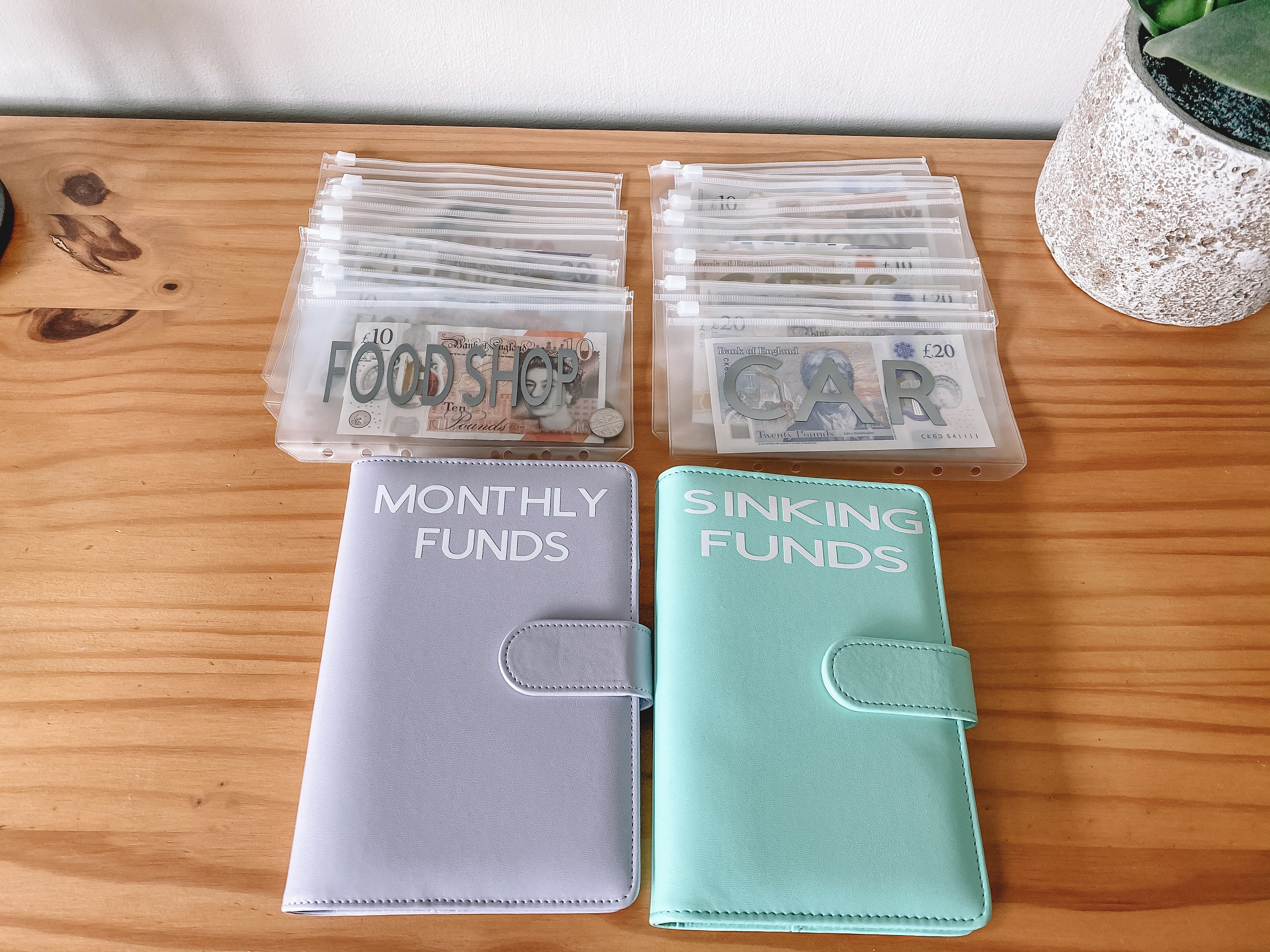 Budget binder and 6 personalised wallets Etsy