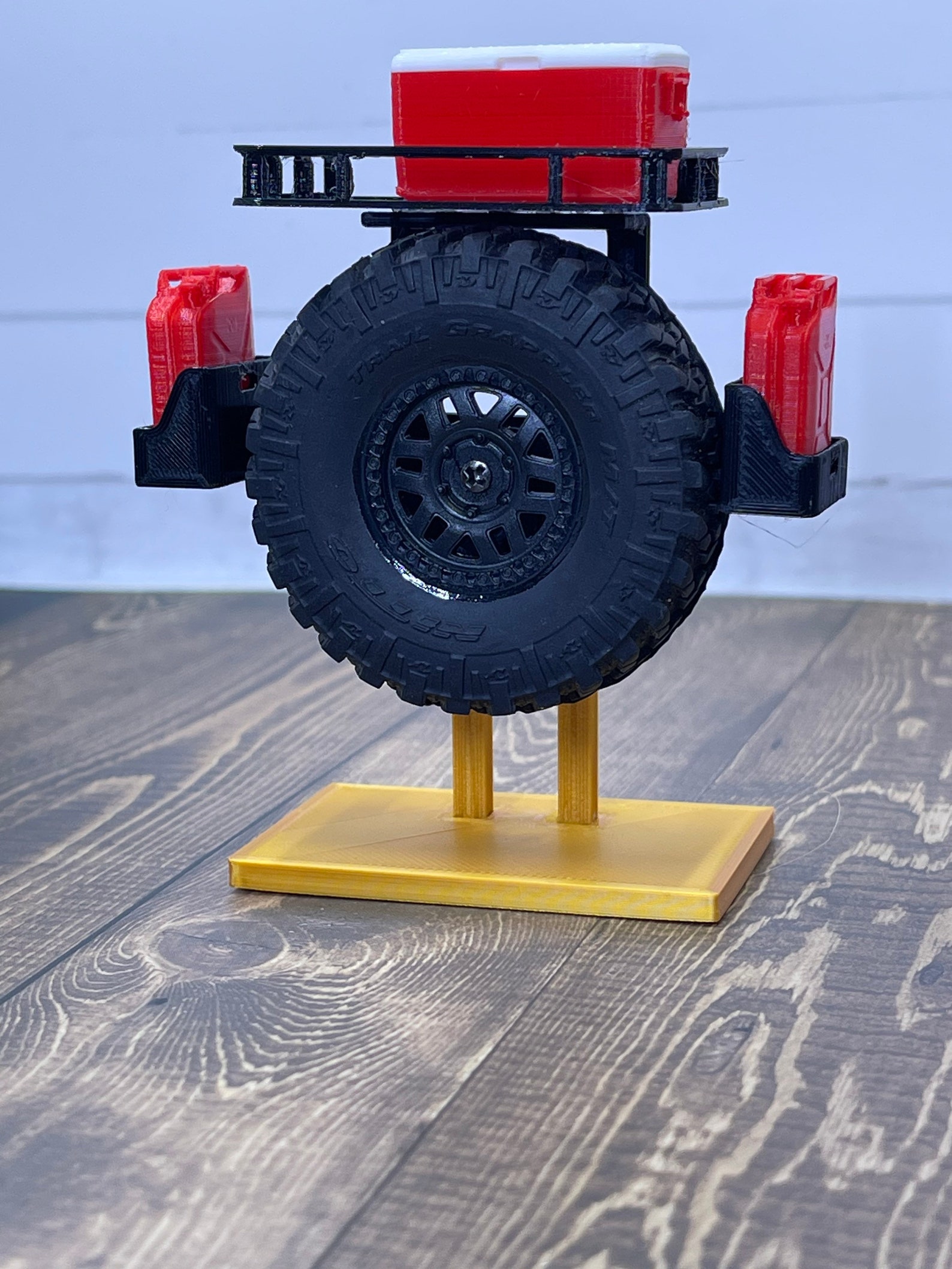 Spare Tire and Cargo Rack & Gas Cans for Axial SCX24 Jeep With | Etsy