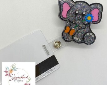 Elephant Badge Reel