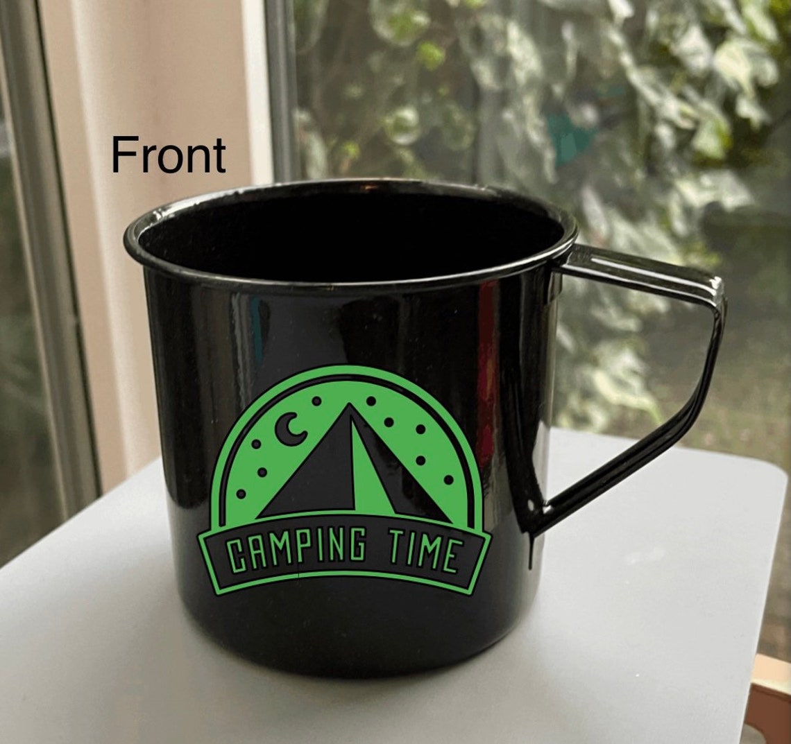 Set of two personalised camping mugs Etsy