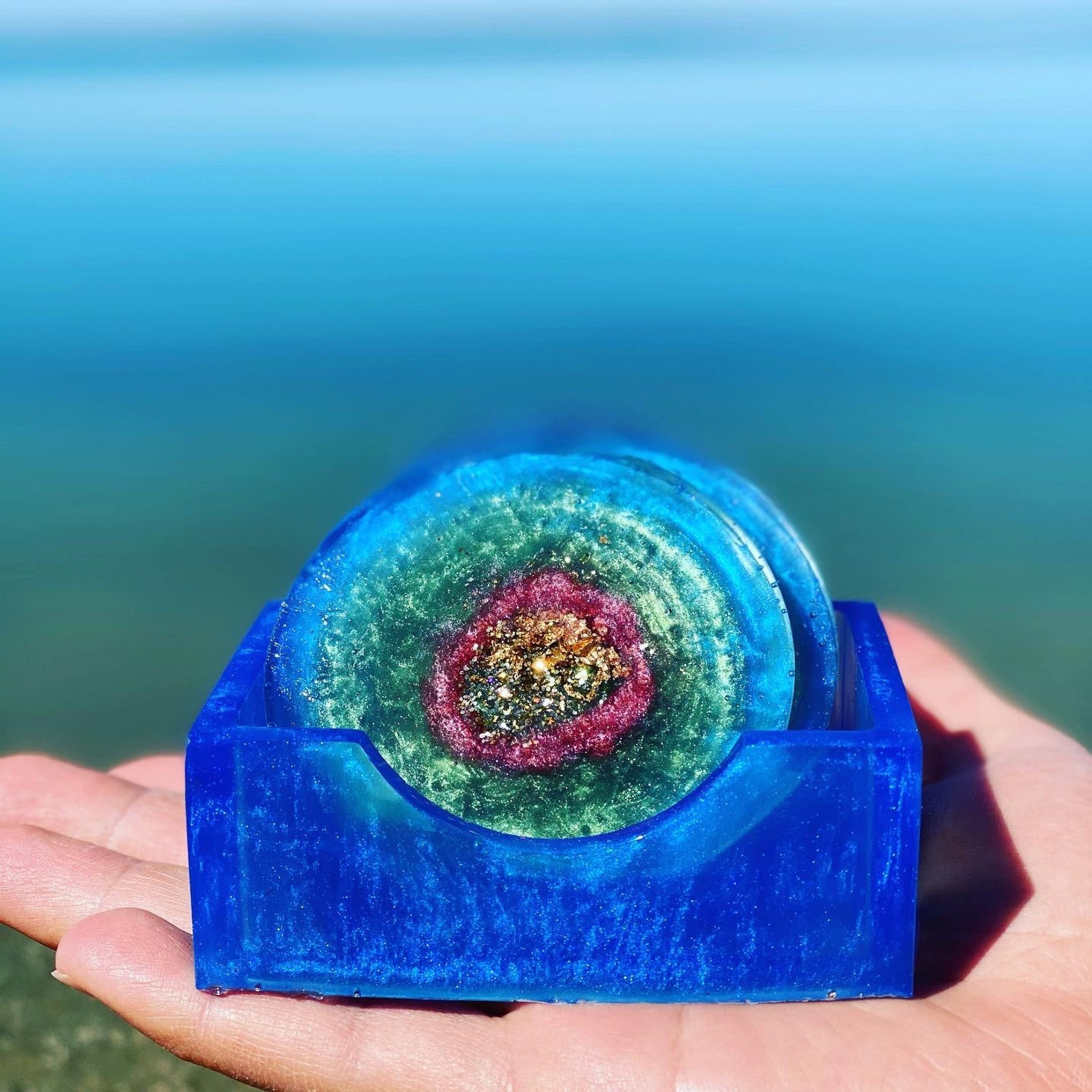 Handmade Resin Coasters Etsy