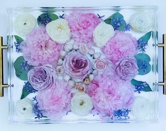 Custom made wedding flower tray size 11 x 14! #bridal bouquet tray #wedding keepsake #flower preservation #wedding flower tray #custom made