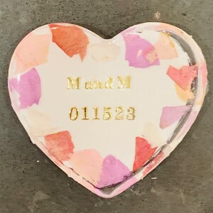 Wedding flower preservation magnets!