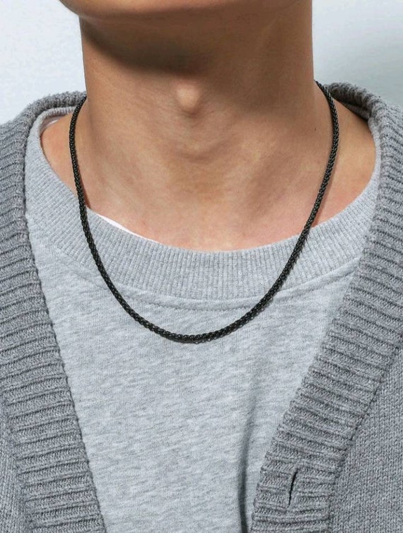 Mens on sale minimalist necklace