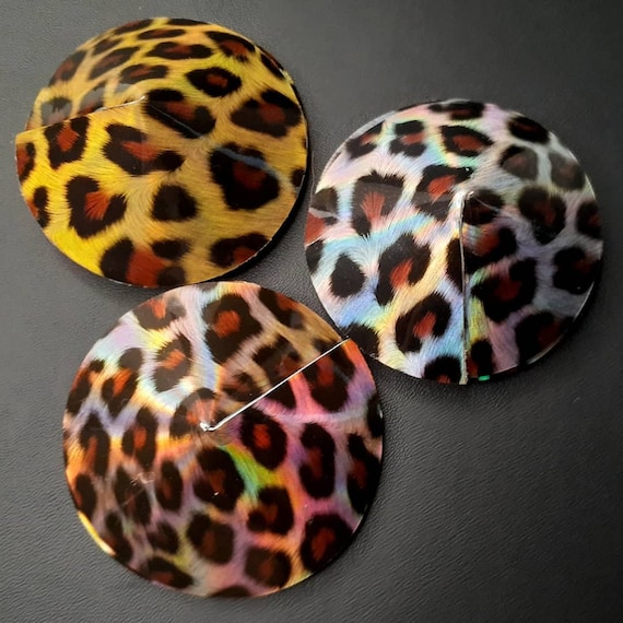 Nipple Pasties Holographic and Metallic Cheetah Print Nipple