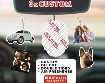 Photo Car Air Freshener, Personalized Gift, Custom photo Car Air Freshener, custom air freshener for car, Custom Car Freshies