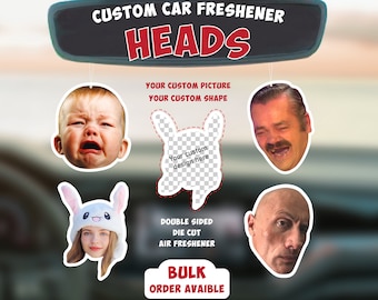 Photo Car Air Freshener | Personalized Gift | Custom photo Car Air Freshener | Custom Air Freshener For Car | Custom Car Freshies