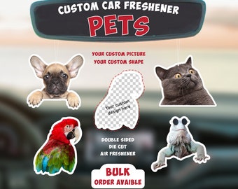 Photo Car Air Freshener | Personalized Gift | Custom photo Car Air Freshener | Custom Air Freshener For Car | Dog Pet Air Freshener