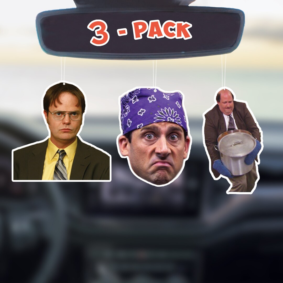 Michael Scott Dwight Schrute the Office Car Air Freshener Etsy Ireland