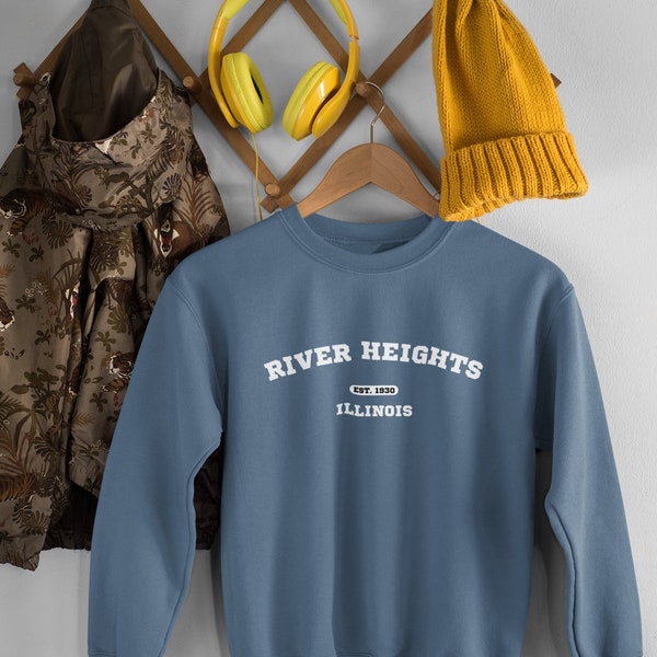 River-Heights-Illinois-Sweatshirt | Nancy Drew Sweatshirt | Nancy Drew Crewneck | Crewneck Unisex Mischung Sweatshirt