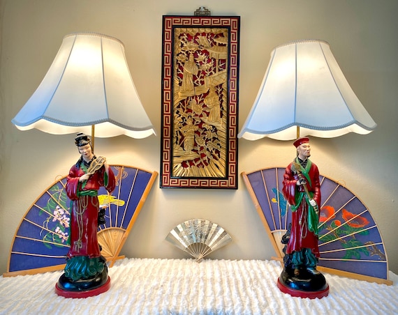 Chalkware lamp clearance