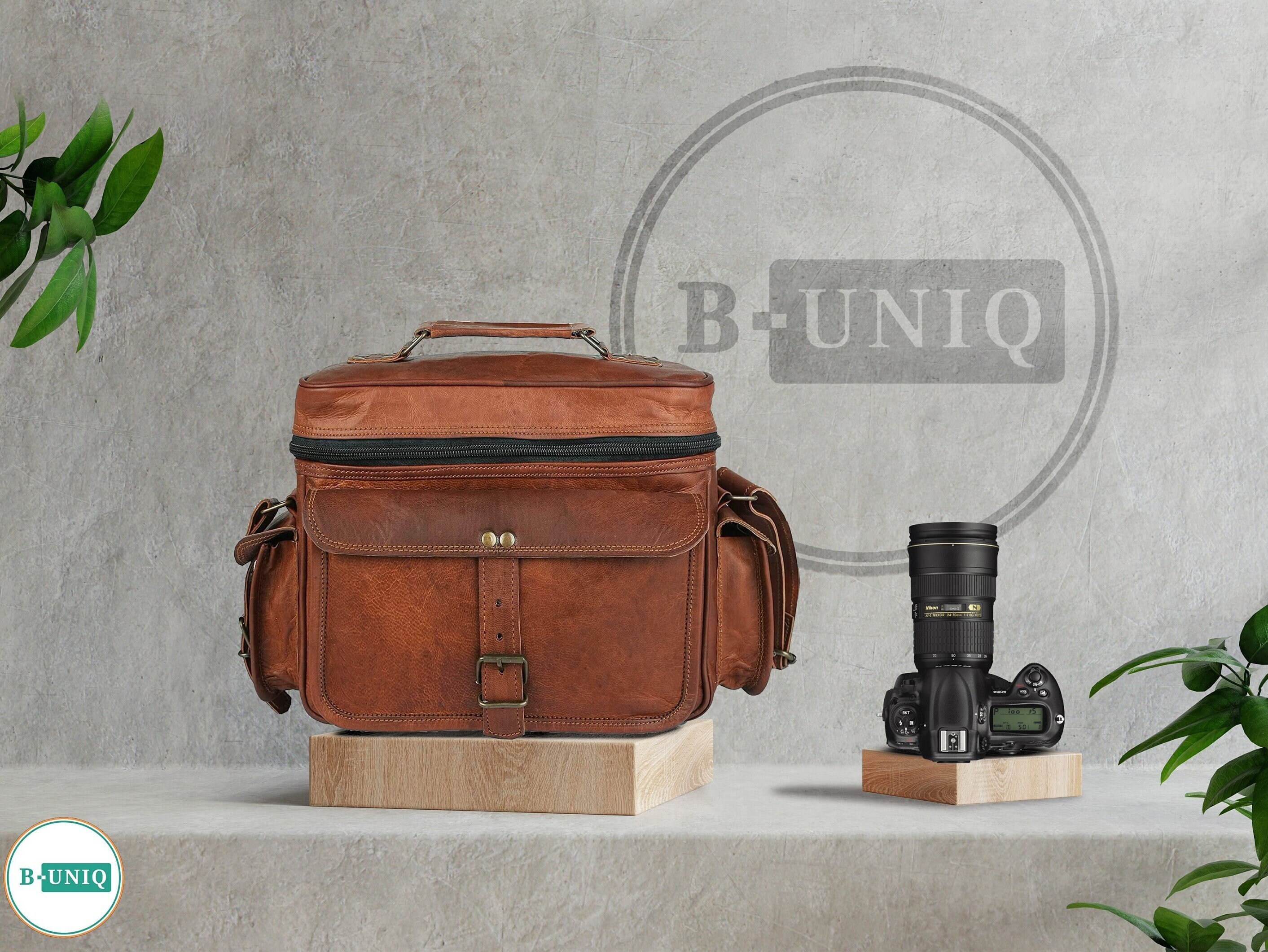 Personalized Leather Camera Bag Gift Custom Camera Bag for Etsy
