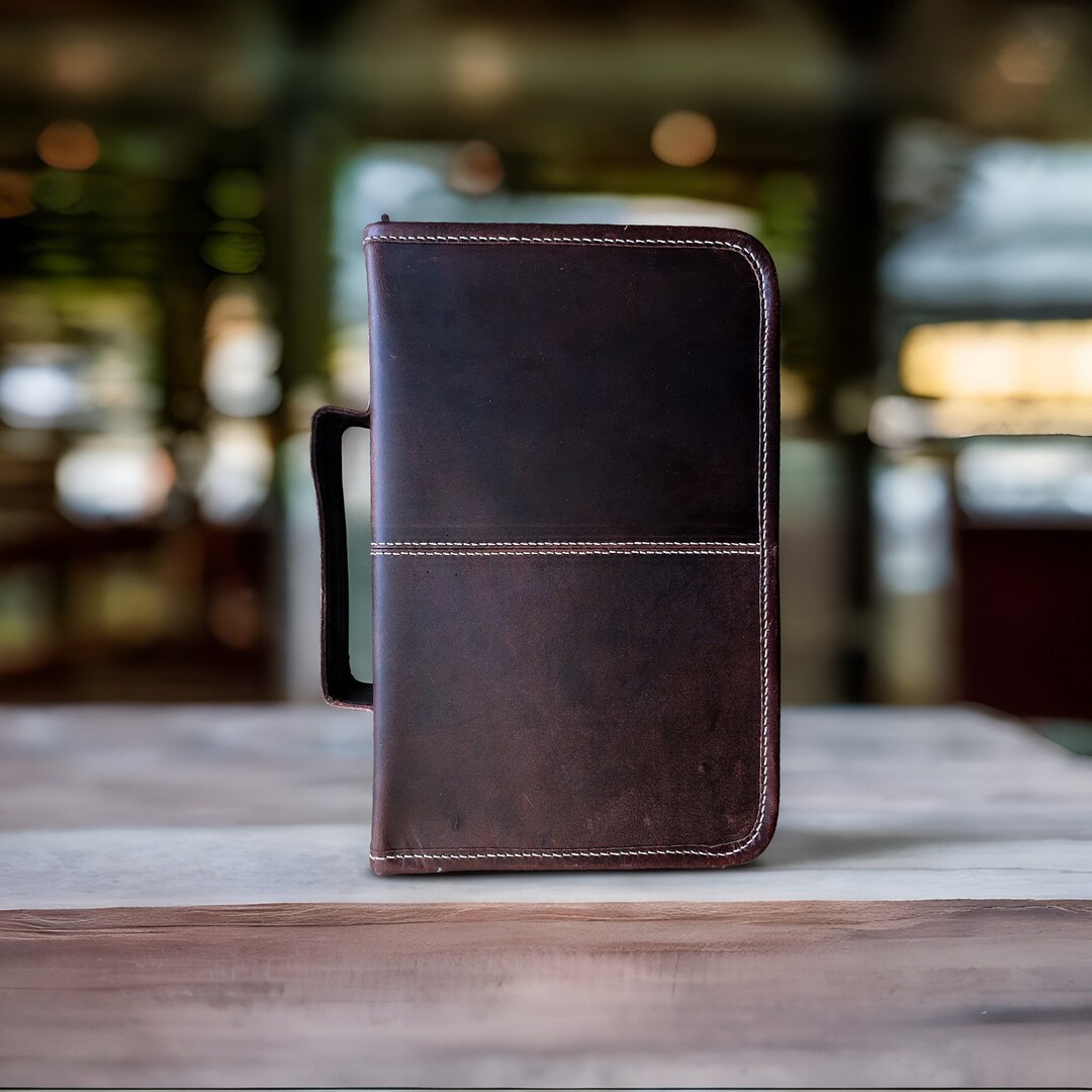 Custom Leather Bible Cover, Engraved Bible Cover, Personalized Bible