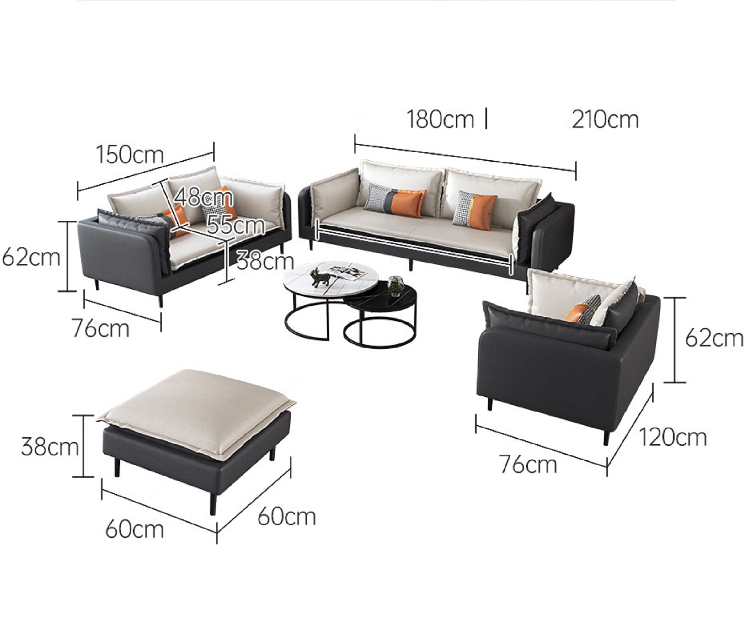 Einfaches modernes Wohnzimmersofa Wohnzimmersofa kleine | Etsy