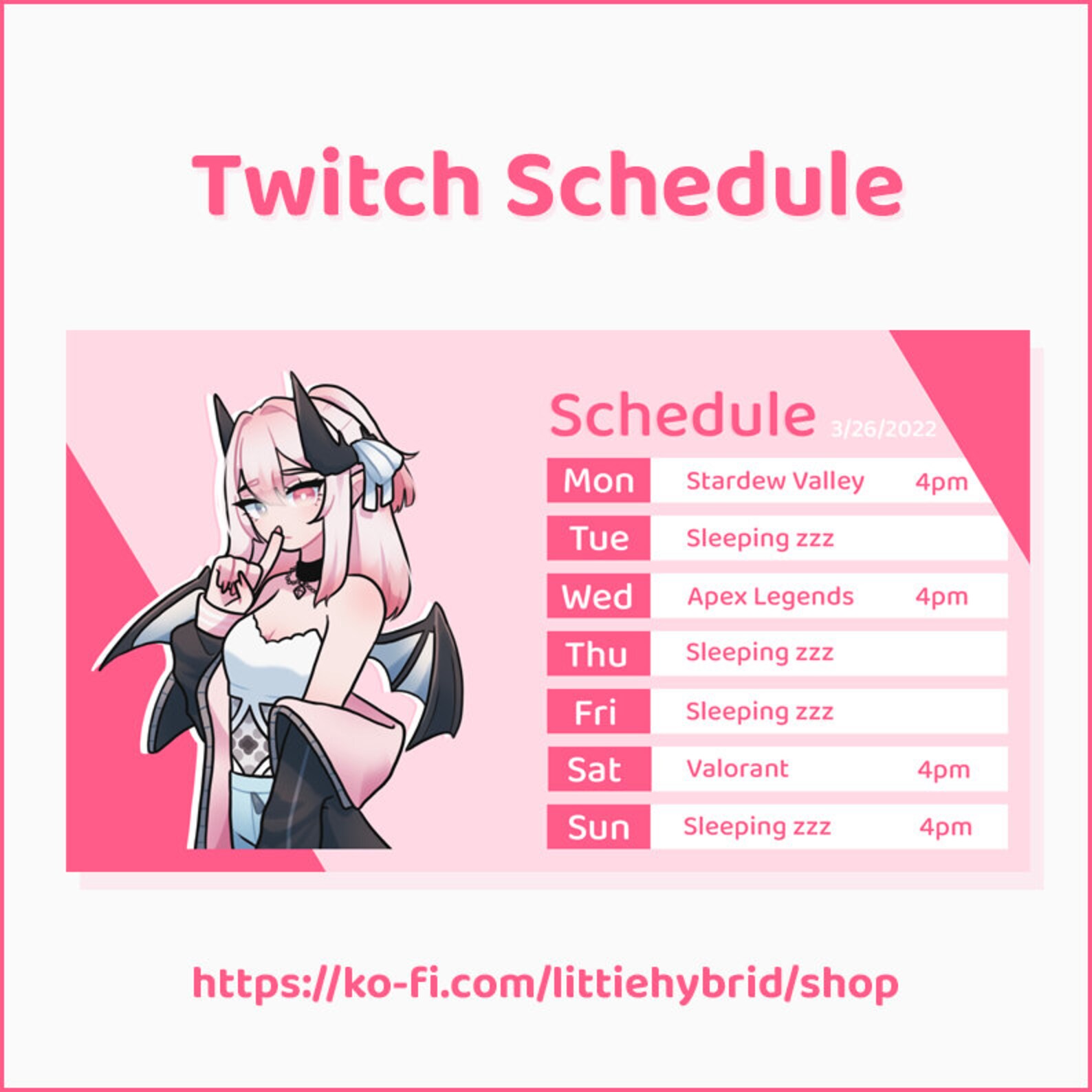 Mativip'S Twitch Schedule - uh2i8xs