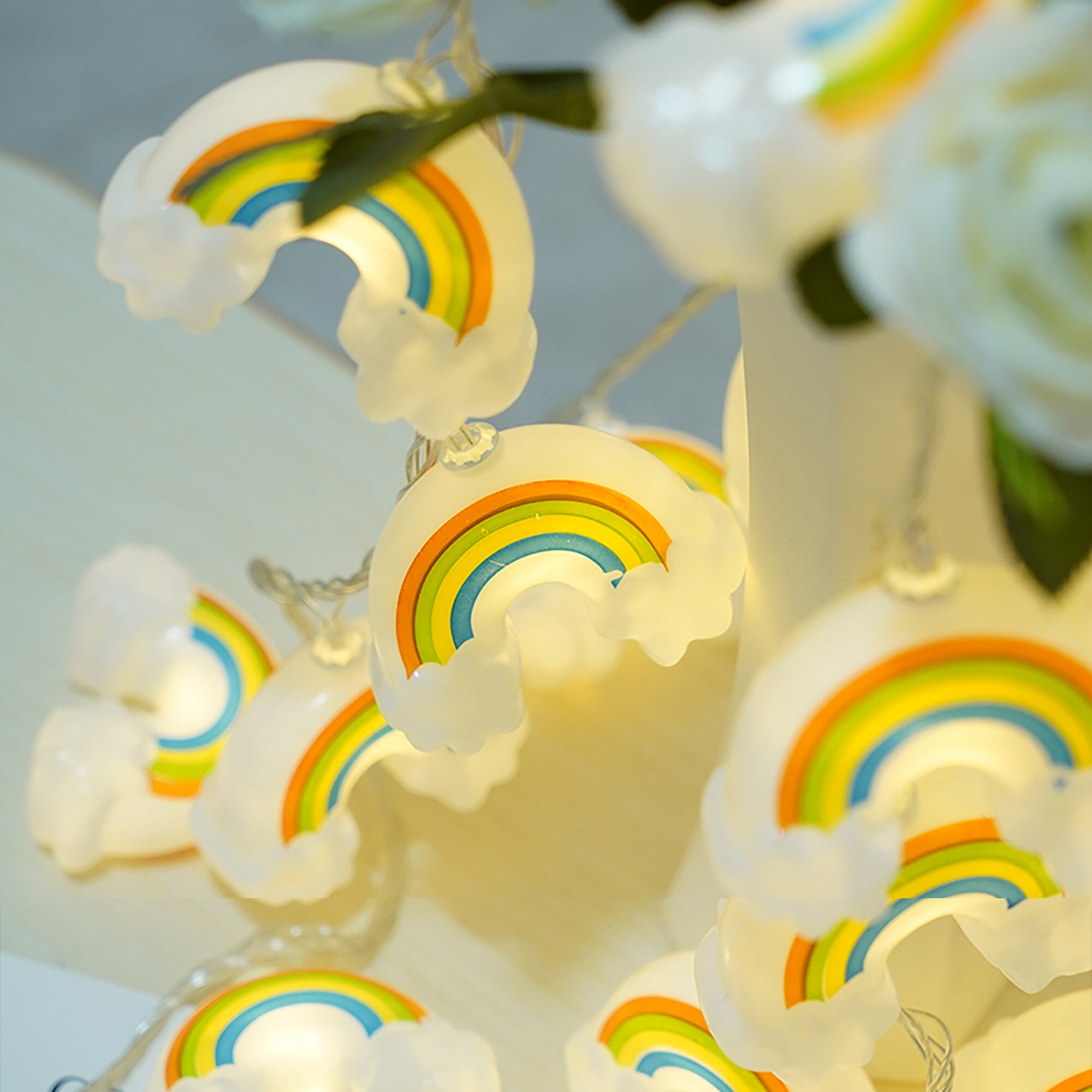 Rainbow Fairy Lights/Birthday Party String Lights/Bedroom Etsy