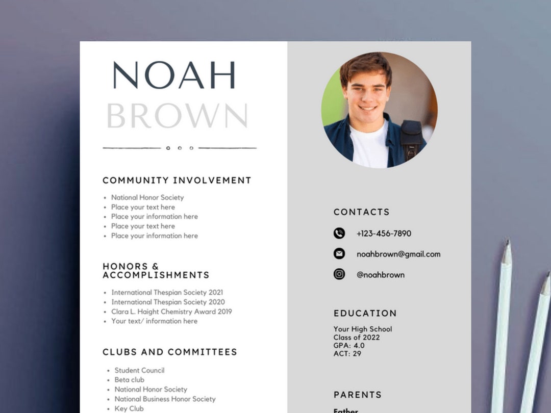 fraternity rush resume template