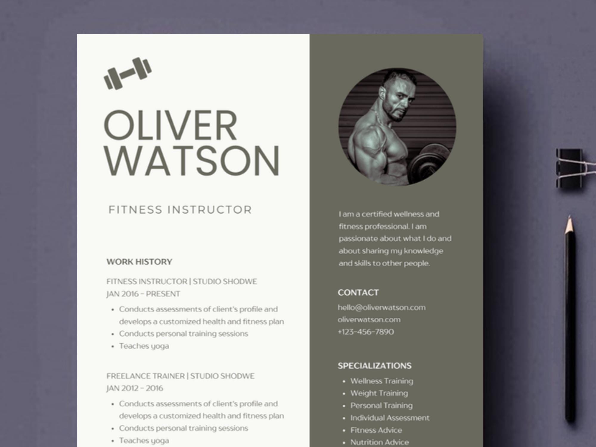 Personal Trainer Cv