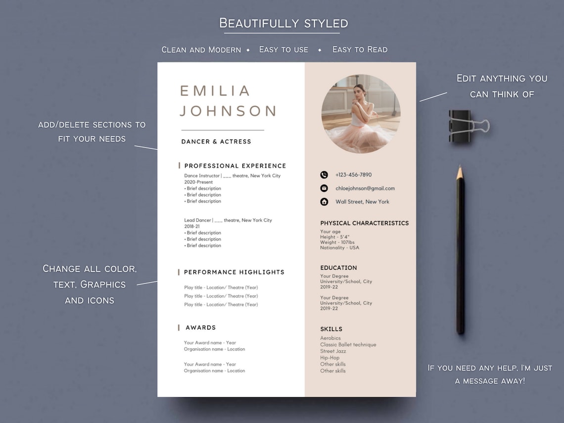 Ballet Resume Template Canva 2024 - Il 1140xN.5882554410 8l9f