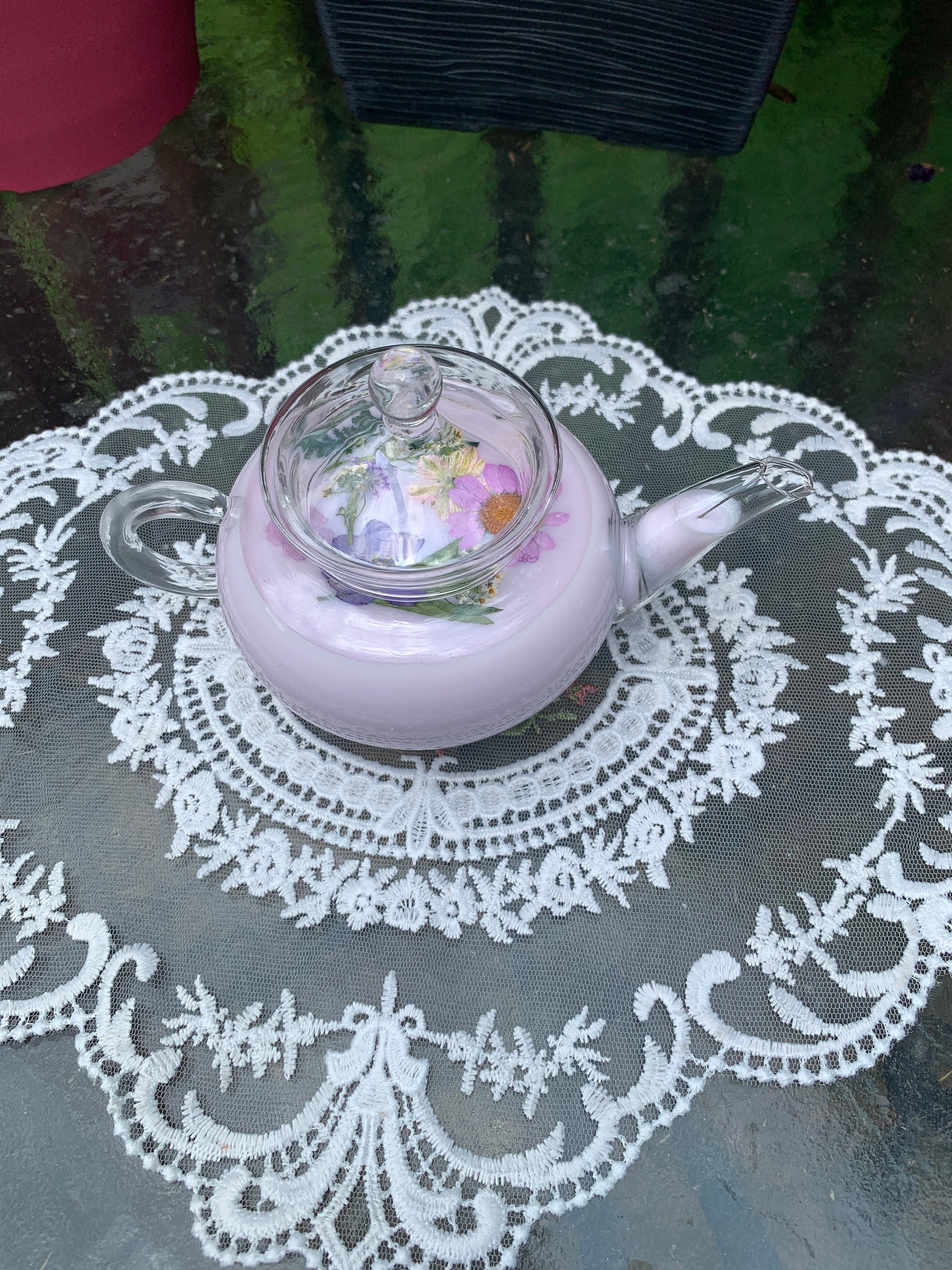 Teapot Candle Etsy