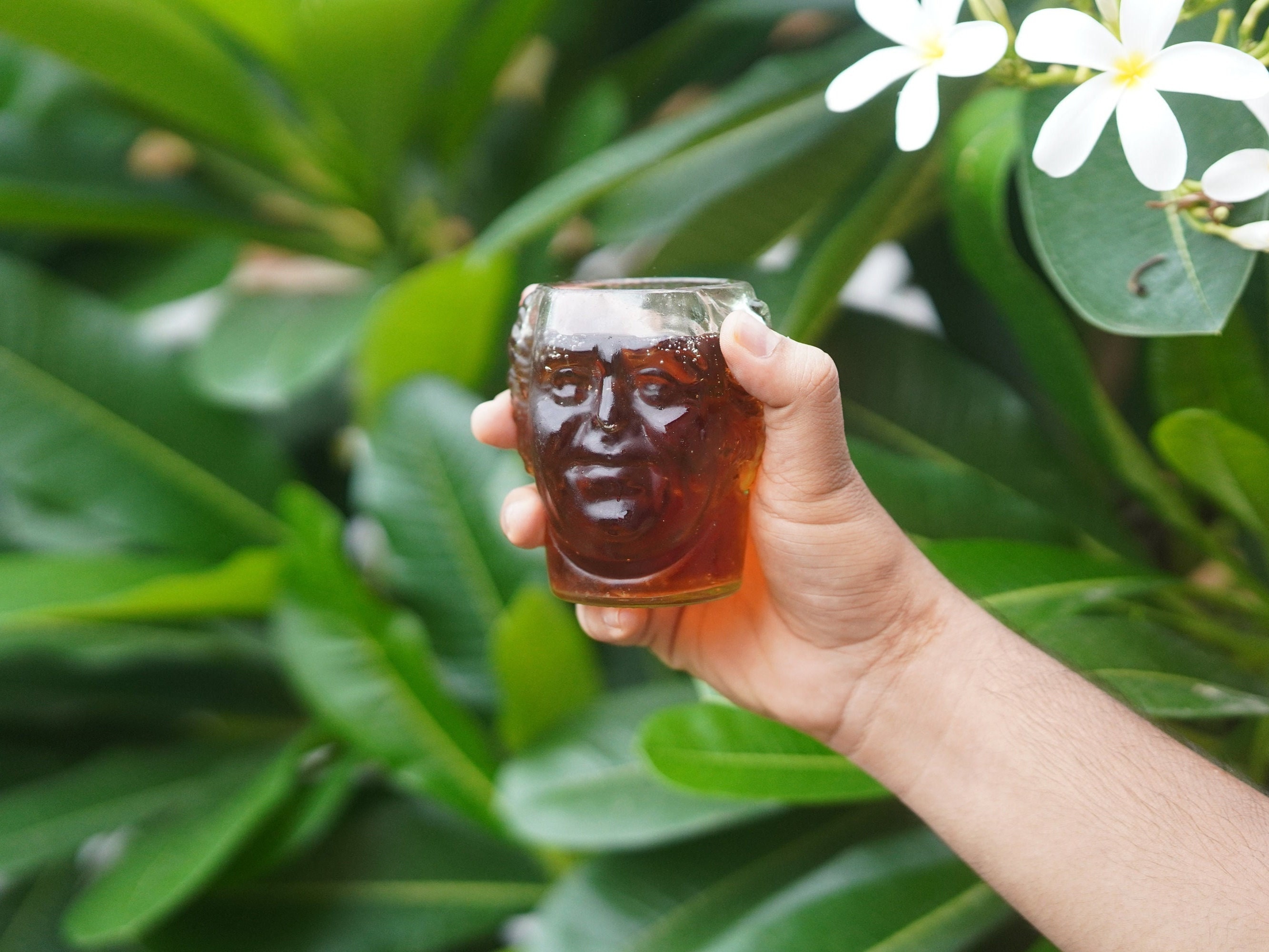 手作りグラス！ オールドモンクプラッターハンドメイドグラス Old Monk Old Monk Bottle - Etsy