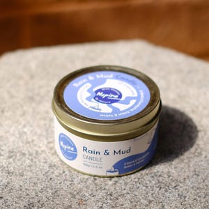 Travel Tin Candle  Pure soy Wax 5.5oz, Hand-poured in India, Mini Travel Candle Gift For Her, Candle Tin, Gift For Friend, Christmas Gifts