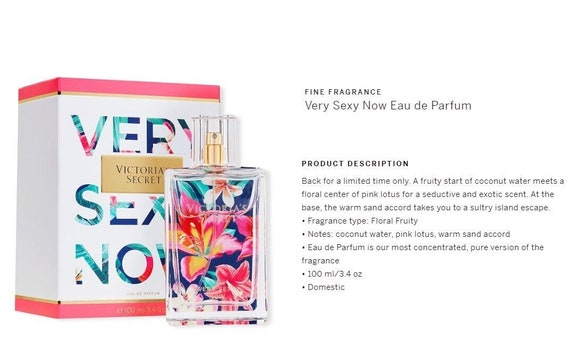 Victoria's Secret Very Sexy Now Perfume for Women Eau De Parfum