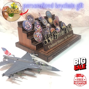 Custom Wooden Handmade Coin Display Stand - Personalized Money Showcase Shelf, Handcrafted Wood Coin Holder , Gift for Husband,
