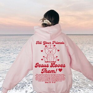 Christian Hoodie Jesus Hoodie Bible Verse Hoodie Trendy Hoodie Preppy Hoodie Christian Merch Christian Streetwear Christian Apparel