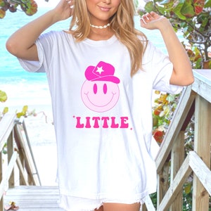 Big Little Sorority Shirts Big Little Shirts Big Little Reveal Shirts Preppy Big Little Trendy Big Little Aesthetic Big Little Smiley Cowboy