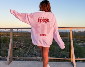 Class of 2024 Hoodie Senior 2024 Hoodie Senior 2024 Shirt Class of 2024 Shirt Graduation 2024 Senior Hoodies Senior Shirts Trendy Hoodie