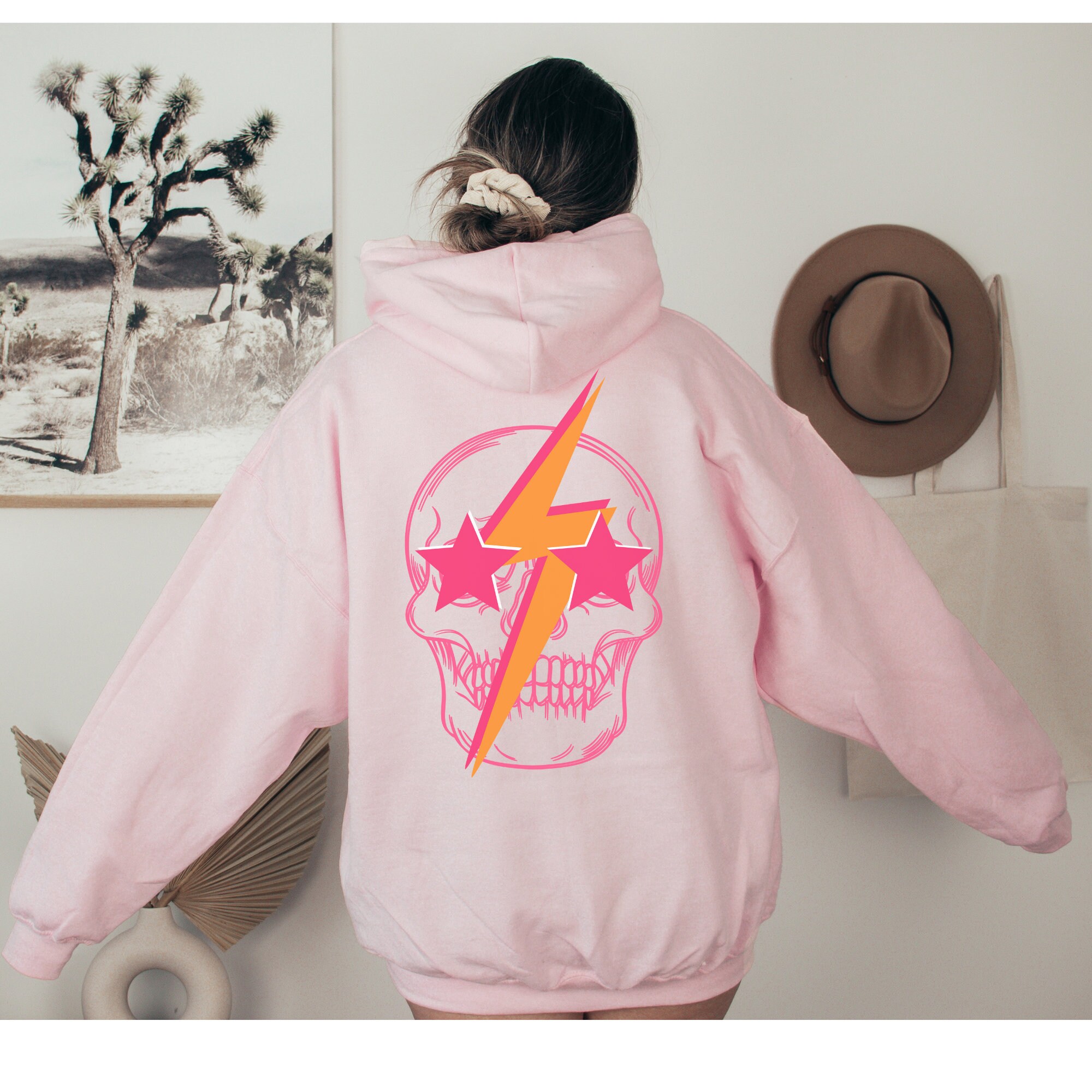 Preppy Skull Hoodie Preppy Sweatshirt 