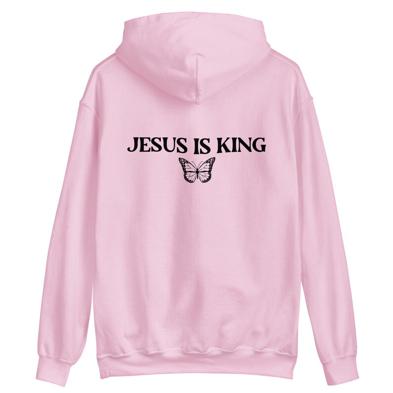 Jesus is King Hoodie Christian Hoodie Jesus Hoodie Trendy Etsy