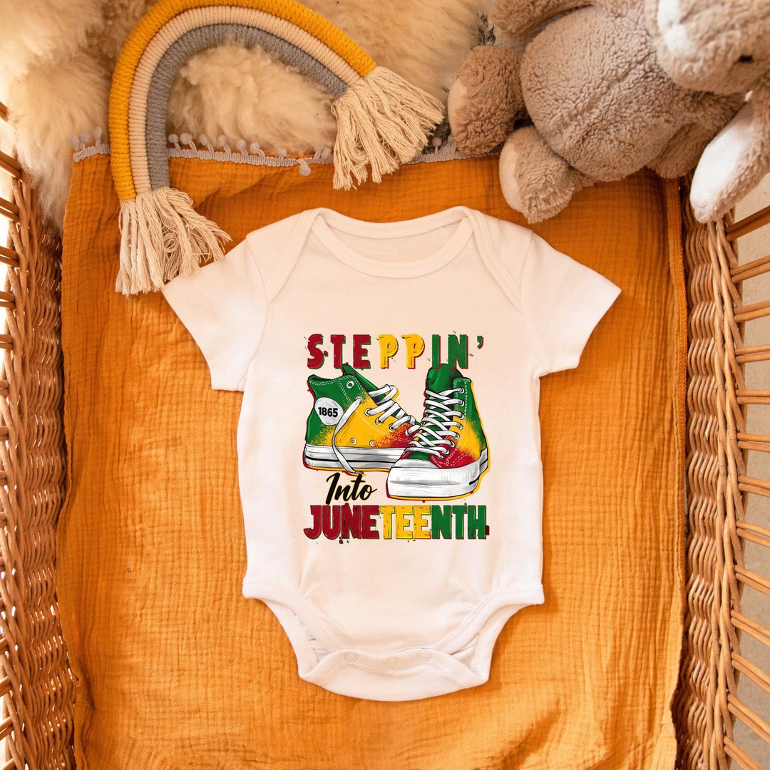 Stepping Into Juneteenth Baby Onesie Baby Juneteenth - Etsy
