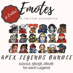 Apex Legends Pathfinder Emotes Pathfinder Apex Twitch Etsy