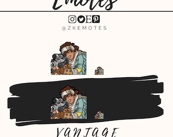 Apex Legends Vantage Emote, Twitch/Discord Emotes (Digital Download)