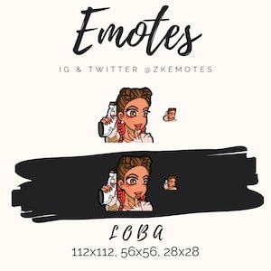 Apex Legends Loba Emote, Apex Legends Emotes, Twitch Emotes, Streamer Emotes, Discord Emoji