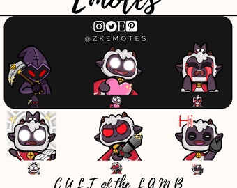 Twitch Animated Emote Cult of the Lamb Crying Sad -  Hong Kong