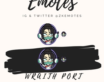 Emote Wraith Apex Legends, emote de streamer Twitch (téléchargement numérique)
