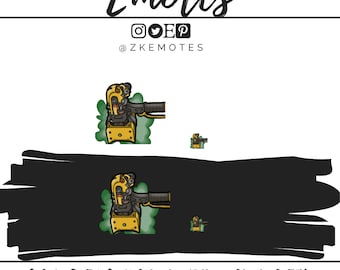 Animated Caustic Emote, Apex Legends Twitch Emote (Digital Download)