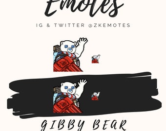 Gibby Bear Emote, Apex Legends Twitch Stream (Digital Download)