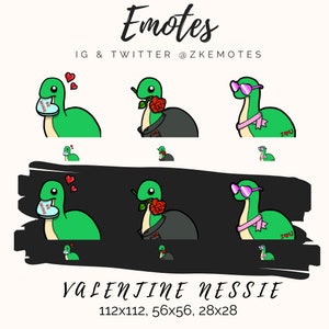 Apex Legends Emotes, Nessie Emotes, Valentine&#39;s Day Emotes, Love Emotes, Twitch Emotes, Discord Emotes