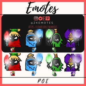 LoZ Emotes, Legend of Zelda Emotes, Poe Emotes, Ghost Emotes, Twitch Emotes, Retro Emotes, Discord Emojis