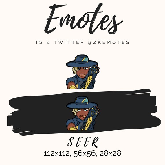 Apex Legends Emote Seer Emote Twitch Emote Streamer Emote Etsy